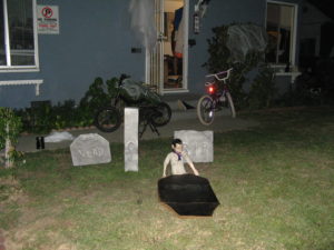 Halloween lawn 2011