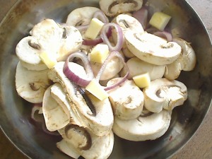 lbroil_mushrooms Mushrooms and Shallots with Sherry and Butter