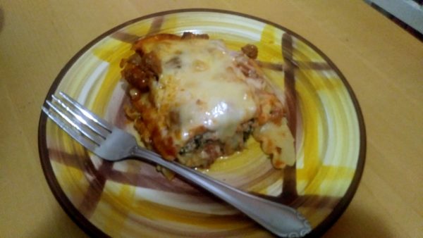 lasagna with ricotta and spinach