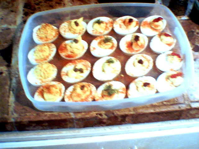 deviled eggs