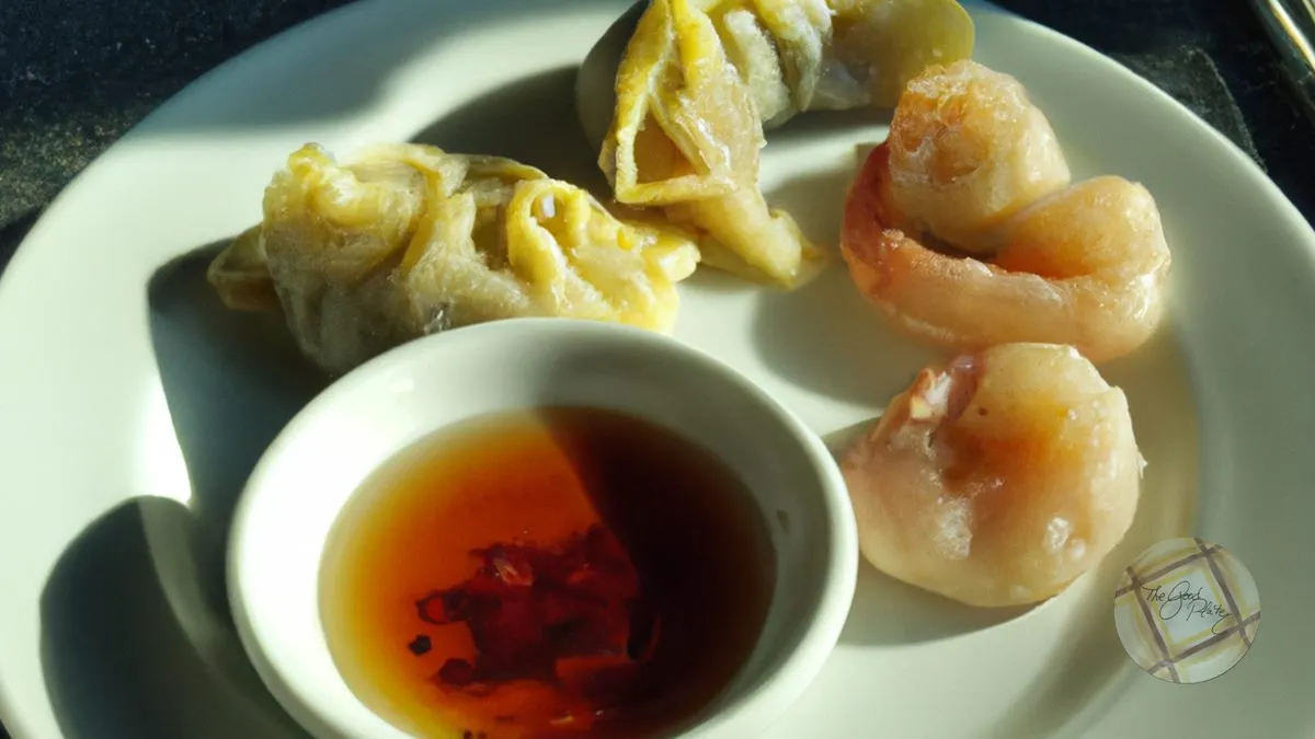 Shrimp stuffed wonton