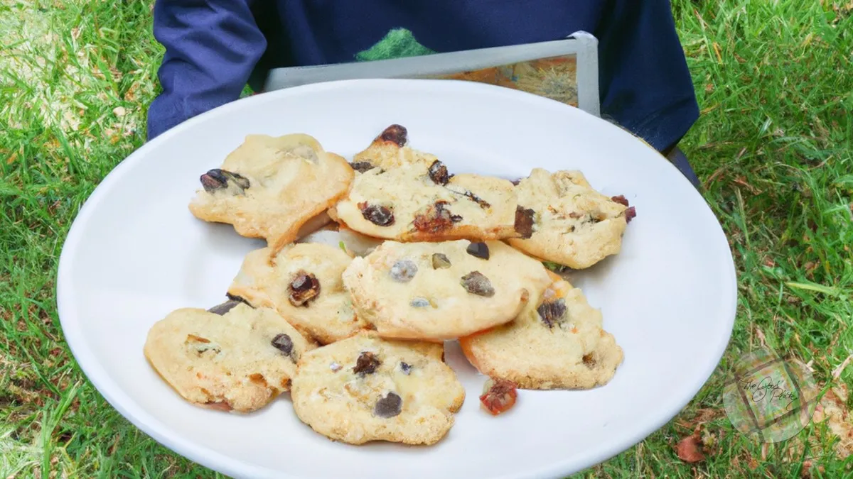 White Chocolate Rum Raisin Cookies