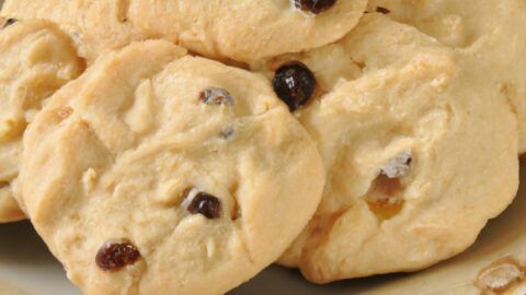 White Chocolate Rum Raisin Cookies