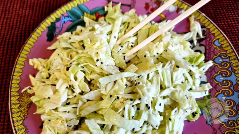 Asian Coleslaw Presentation