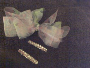 Bow and Barrettes