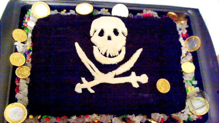 Jolly Roger Black Cake