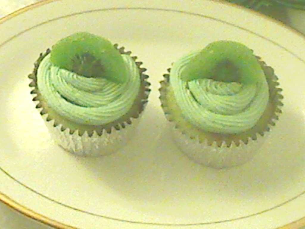 Kiwi Lime Cupcakes for St. Patrick's Day