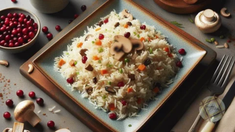 Cranberry Almond Rice Pilaf