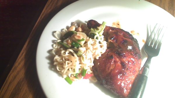 Grilled Asian Cornish hens