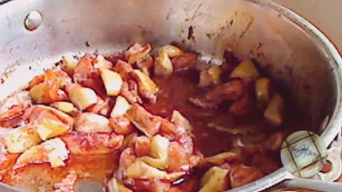 Apple Wontons