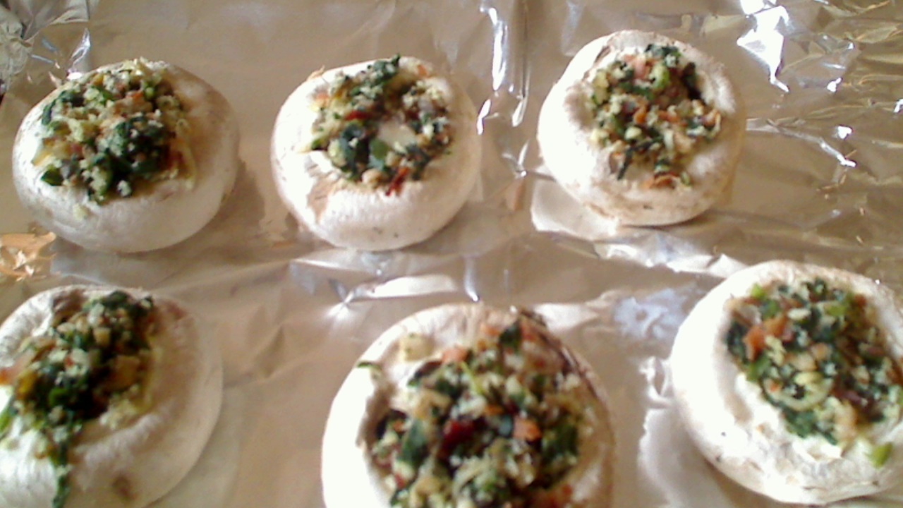 Stuffed Mushrooms with Bacon