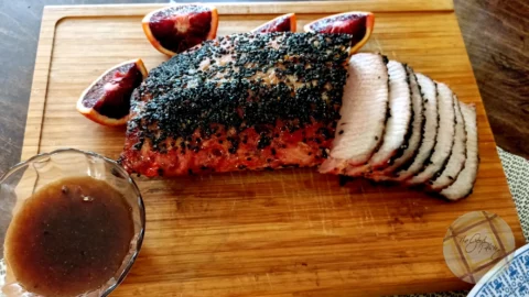 Szechuan Orange  Pork Loin Roast