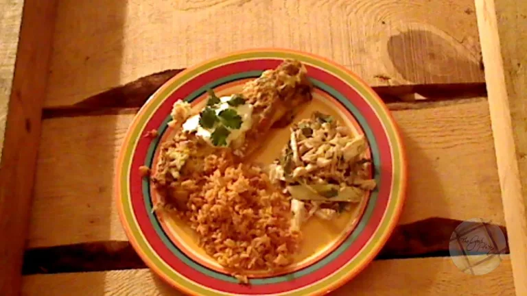 enchiladas with three pepper sauce