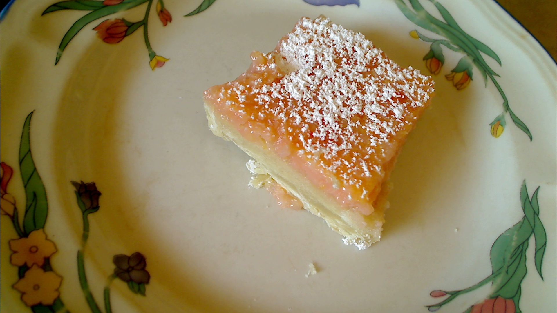 ruby red grapefruit squares