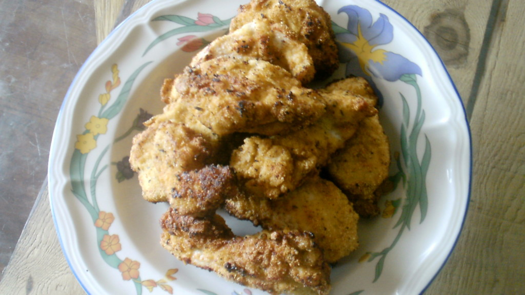 Plate of Bacon Fried Chicken