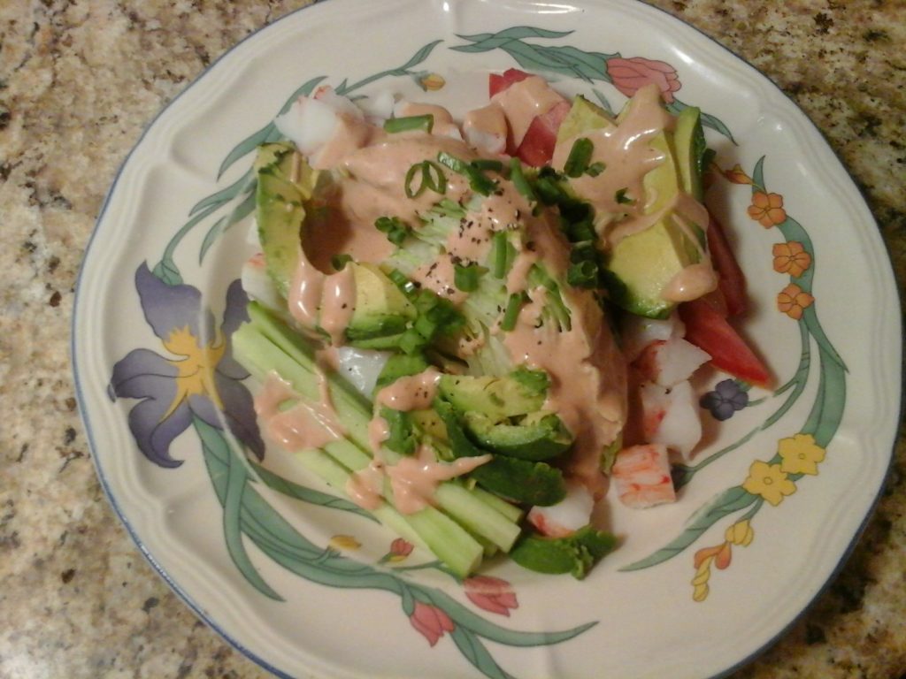 Wedge Crab Salad with Louis Dressing