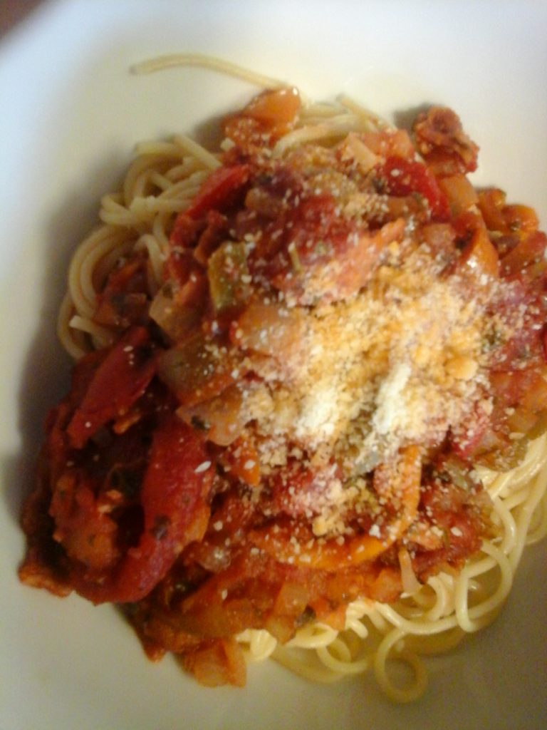 Basil, Bacon and Tomato Pasta Sauce