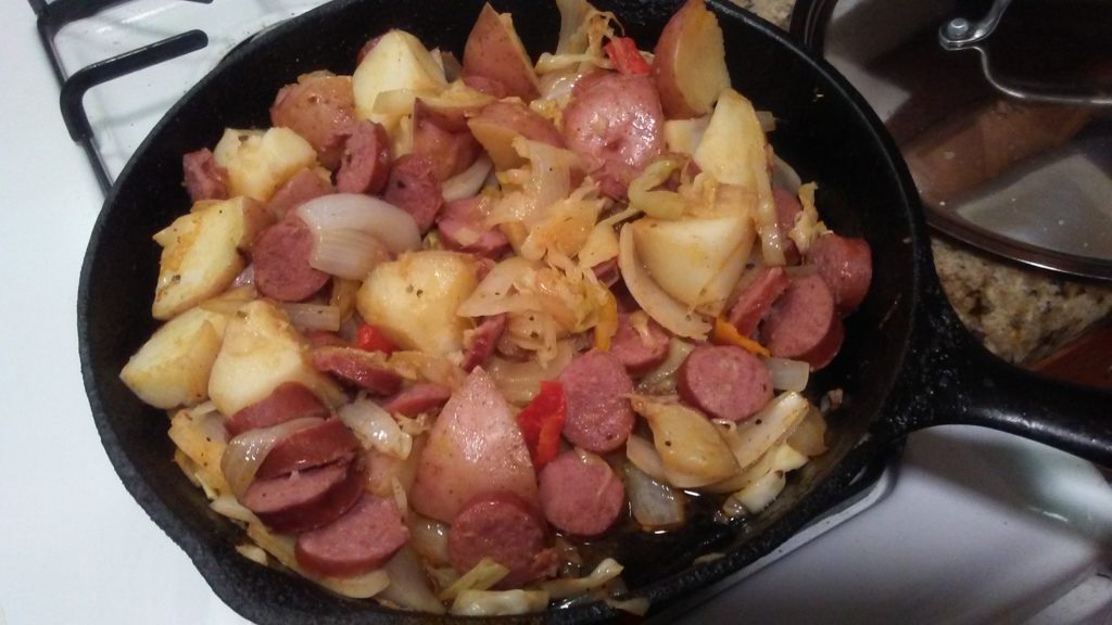 Polska Kielbasa Skillet 