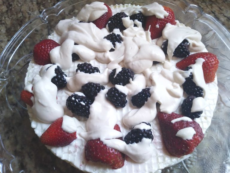 4th of July Wafer Torte