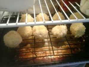 Meatloaf Stuffed Potato Balls