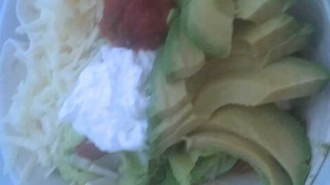 Pork Burrito Salad