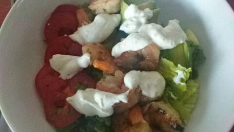 grilled shrimp salad