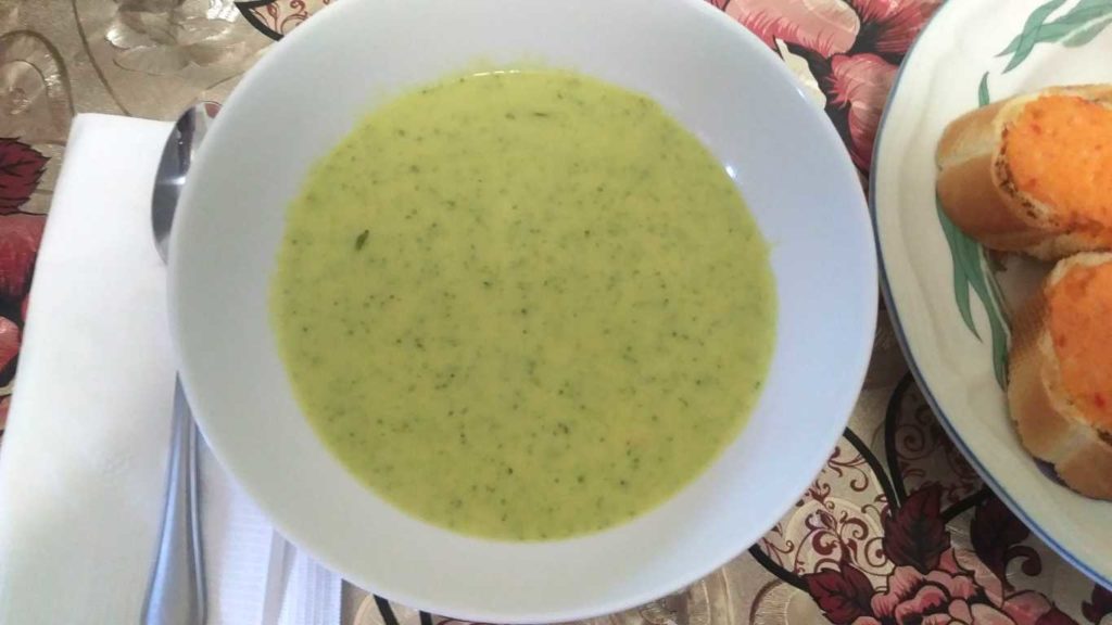 Broccoli Cheese Mashed Potato Soup