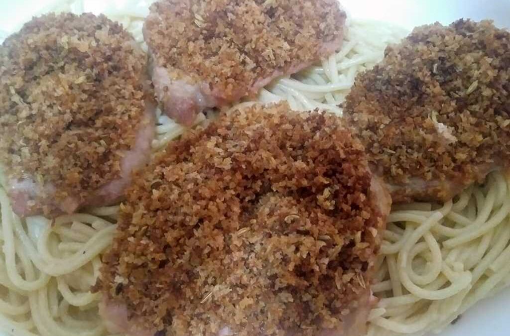Italian breaded pork chops