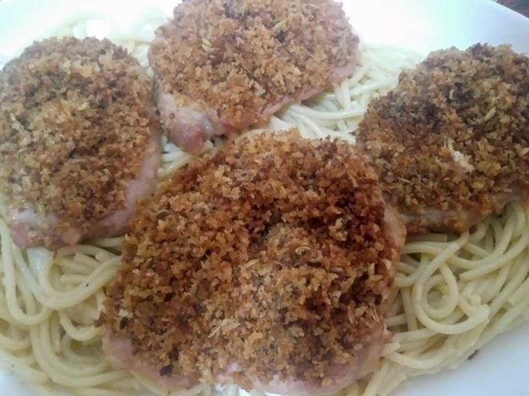 Italian breaded pork chops