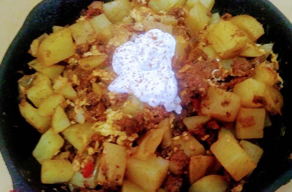 Machaca Potatoes