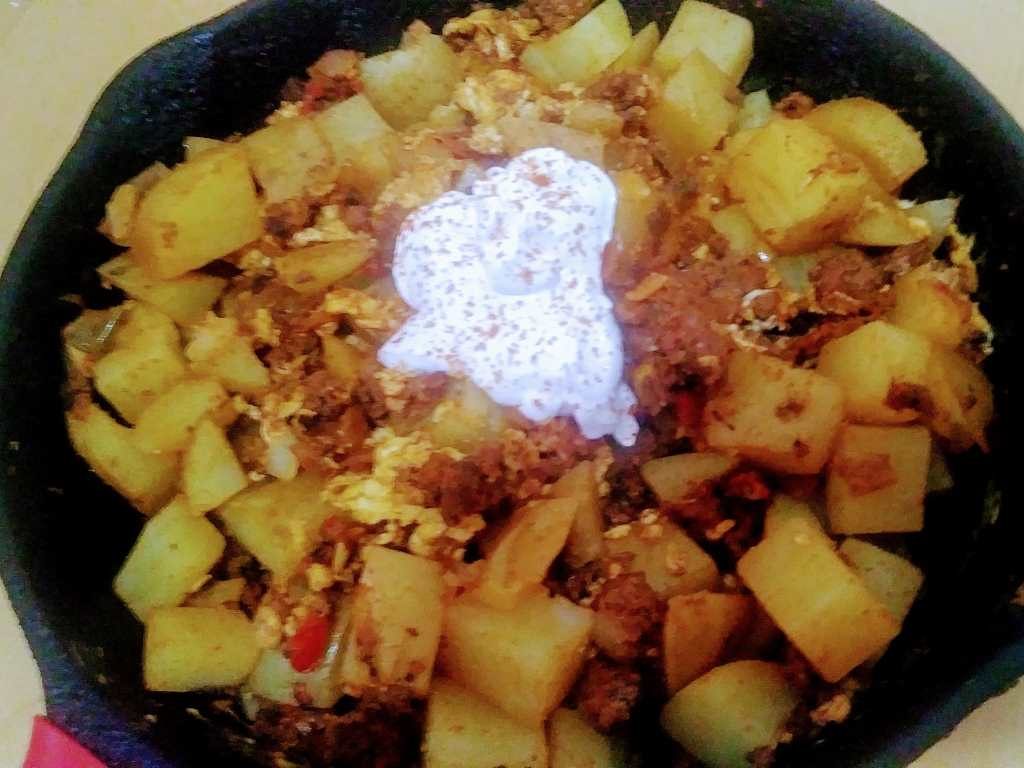 Machaca Potatoes