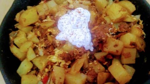 Machaca Potatoes