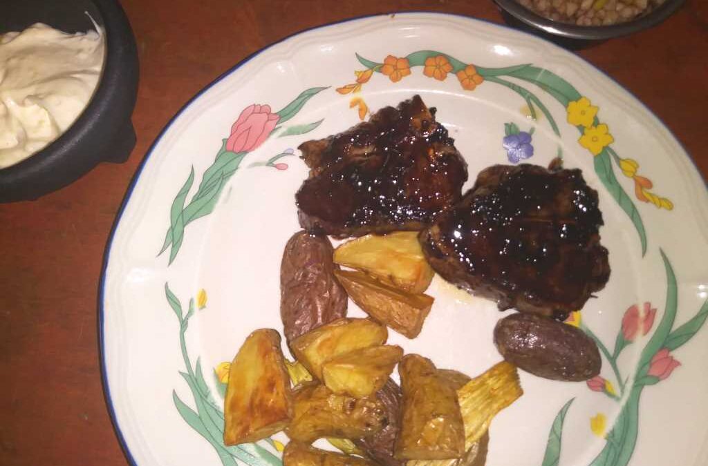 balsamic loin lampchops