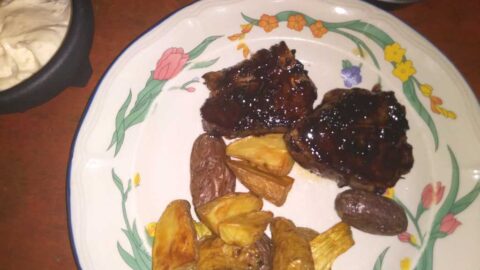balsamic loin lampchops