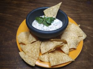 Spicy Tuna Dip with Chips