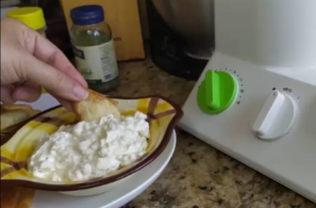 How to make clam dip in a Braun food processor