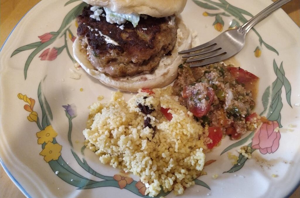 Greek Turkey Burgers