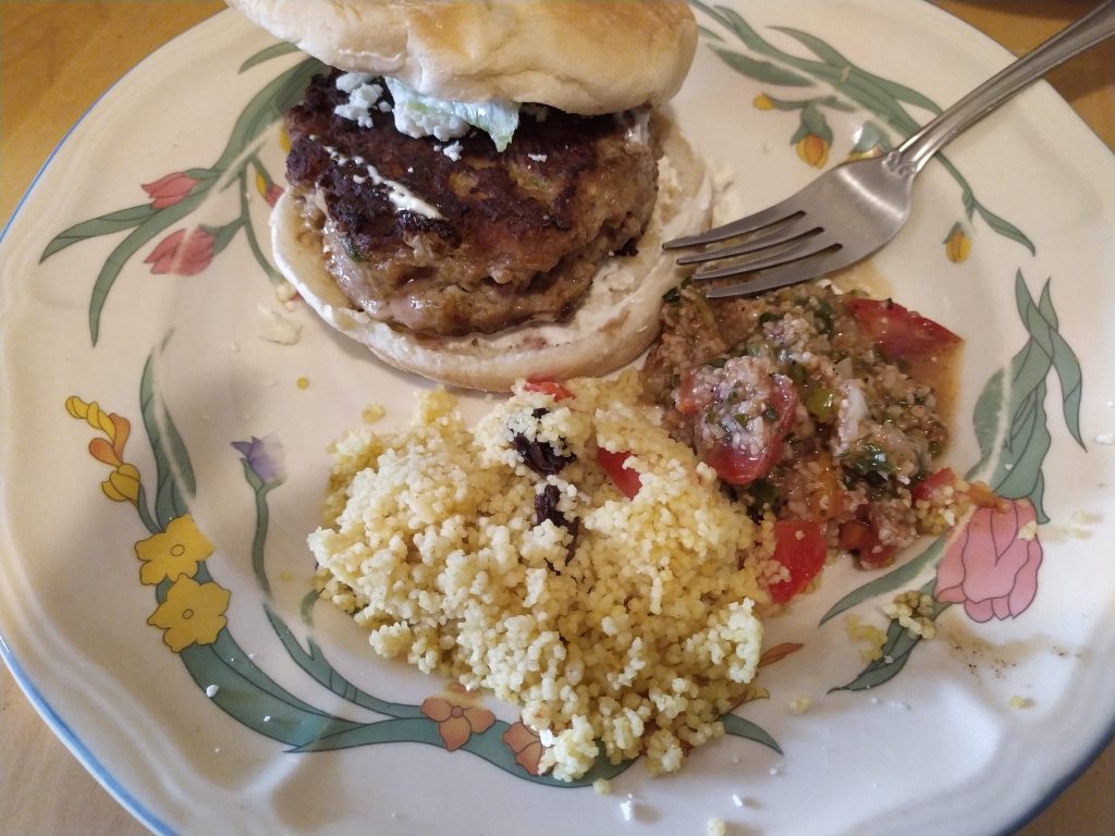 Greek Turkey Burgers