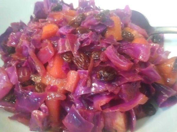 Dutch Oven Red Cabbage