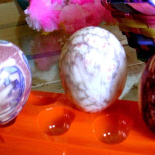 Silk Tie Dyed Eggs