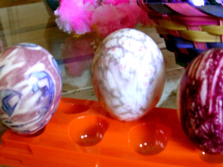 Silk Tie Dyed Eggs