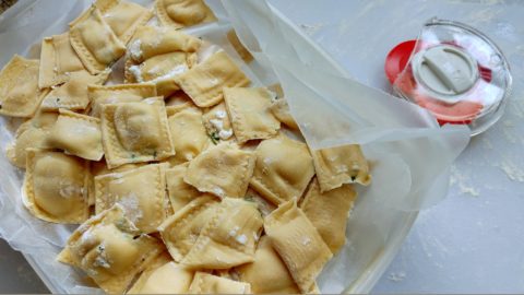Making Fresh Ravioli in the KitchenAid Ravioli Maker – The Good Plate