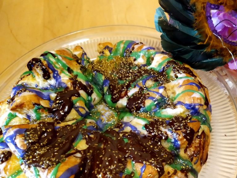 Puff Pastry King Cake with Almond Filling