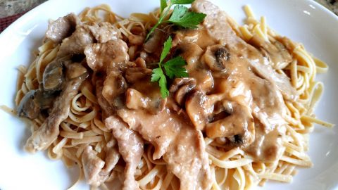 Skinny Veal Marsala Using the Air Fryer