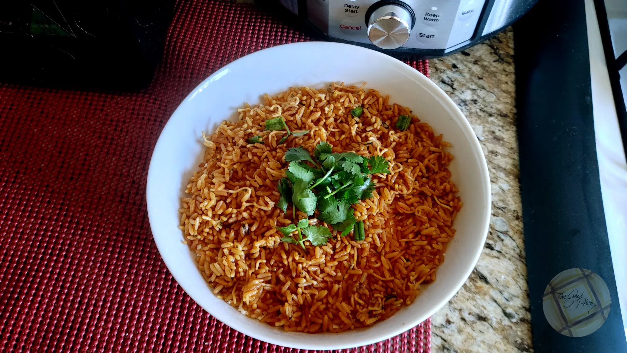 Tomato Rice Pilaf in the Instant Pot