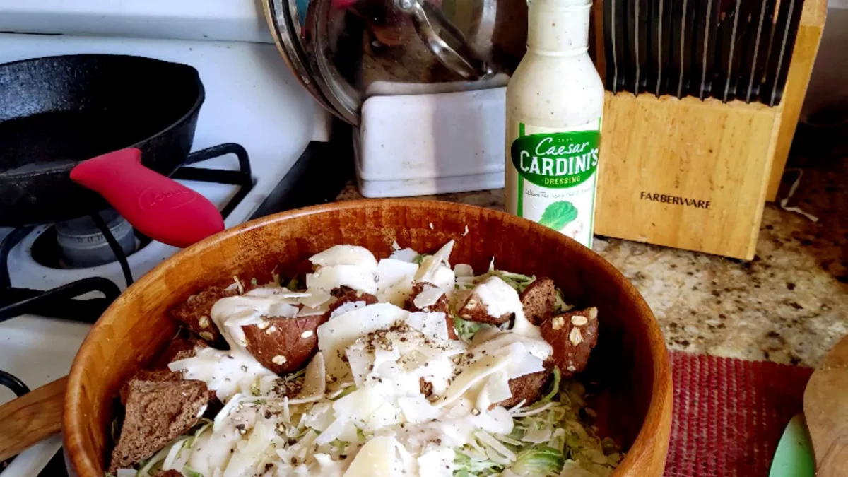 Brussel Sprout Caesar Salad