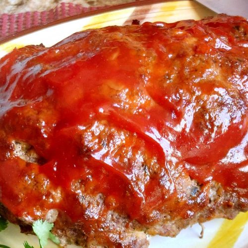 Three Pepper Healthy Meatloaf