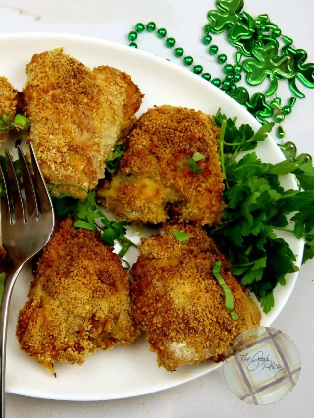 Air Fryer Chicken Thighs Stuffed with Pesto