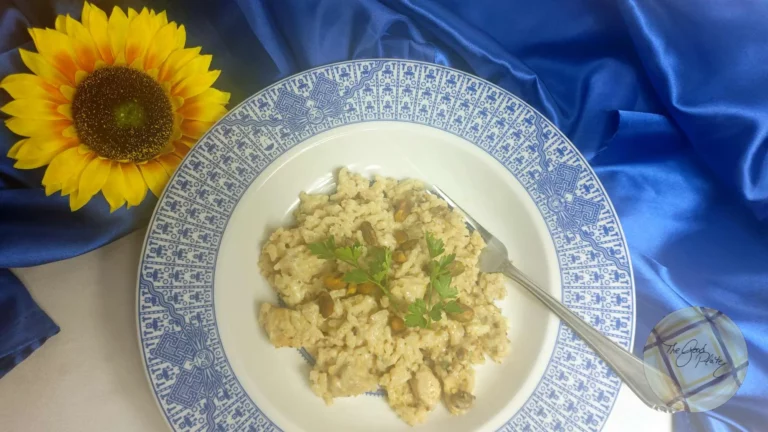 risotto with gorgonzola and pistachios