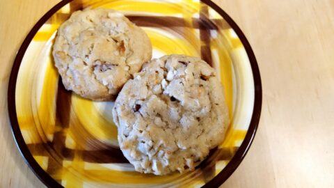 Coconut Butterscotch Pecan Cookies